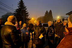 Обход территории прошел в деревне Макарово